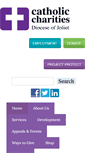 Mobile Screenshot of catholiccharitiesjoliet.org